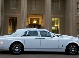 Modern Rolls Royce Phantom wedding hire in Richmond